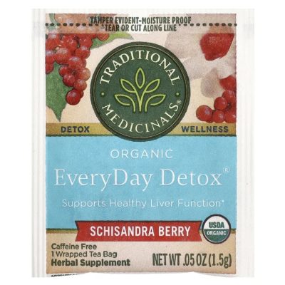 Traditional Medicinals, Чай из гибискуса для детоксикации при стрессе, 16 шт, 28 г