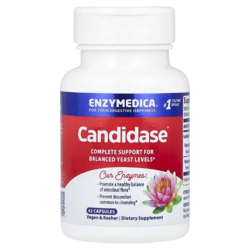 Enzymedica, Candidase, Кандидаза, 42 капсулы