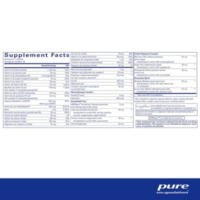 Pure Encapsulations, Women's Nutrients, комплекс для женщин 40+, 180 капсул