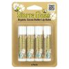 Sierra Bees, набор органических бальзамов для губ, какао-масло, 4 штуки