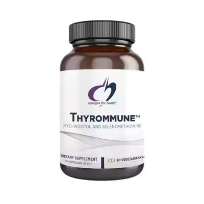 Designs for Health, Thyrommune, Селен + Мио-инозитол, поддержка функции щитовидной железы, 60 капсул