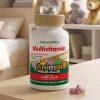 NaturesPlus, Мультивитамины для детей Animal Parade Gold, со вкусом вишни, 60 таблеток в форме животных