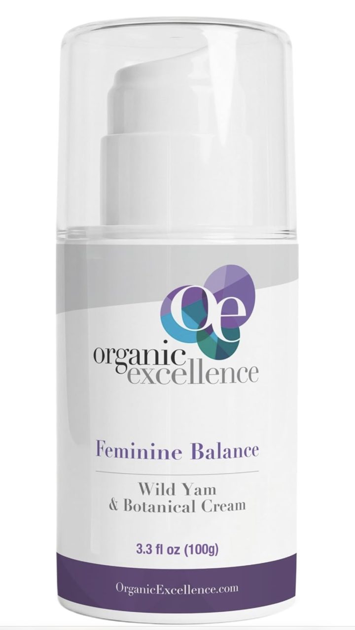 Organic Excellence, Feminine Balance Therapy, крем с биоидентичным прогестероном USP, 100 г