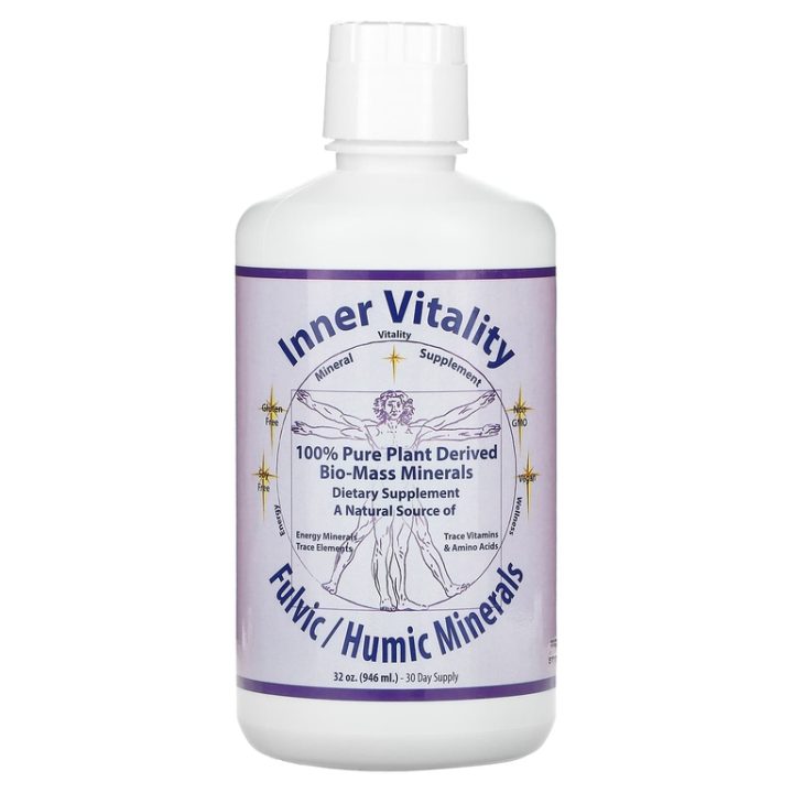 Morningstar Minerals, Inner Vitality, фульвовые и гуминовые минералы, 946 мл
