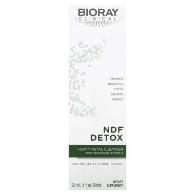 Bioray, NDF Detox, средство для детоксикации, 30 мл