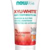 NOW Solutions, XyliWhite Kids, Детская клубничная зубная паста, Без фтора и SLS, 85 г