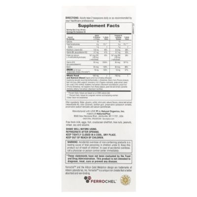 NaturesPlus, Hema-Plex Iron, Витаминный комплекс с железом, ягодный вкус, 250 мл