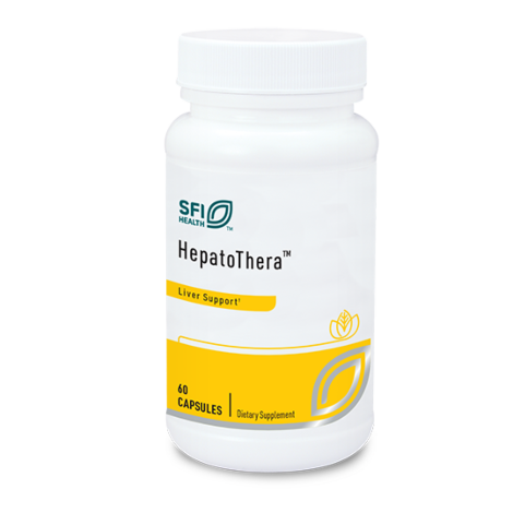 SFI Health, HepatoThera, Гепатотера, поддержка печени, 60 капсул