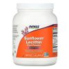 Now Foods, Sunflower Lecithin, подсолнечный лецитин, порошок, 454 г