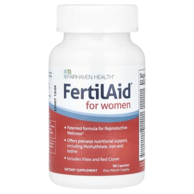 Fairhaven Health, FertilAid, здоровье женской репродуктивной системы, 90 капсул