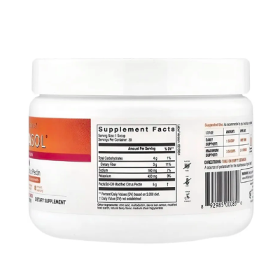 Econugenics, PectaSol, Модифицированный цитрусовый пектин, вкус ягод, 184 гр