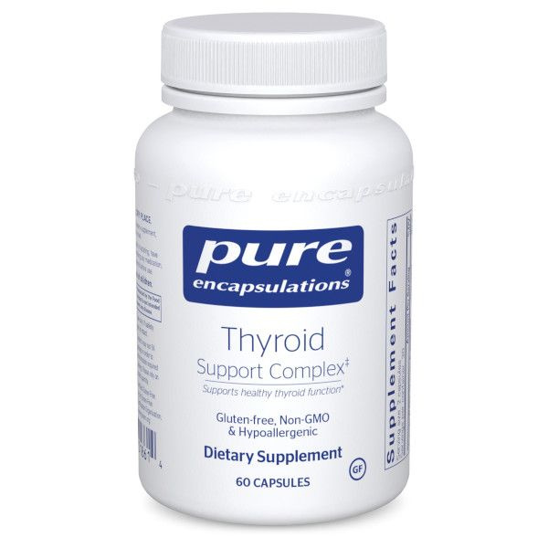 Pure Encapsulation, Thyroid Support Complex, здоровье щитовидной железы, 60 капсул