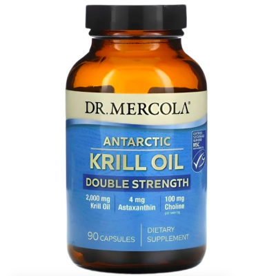 Dr. Mercola, Krill Oil, Масло антарктического криля, 90 капсул