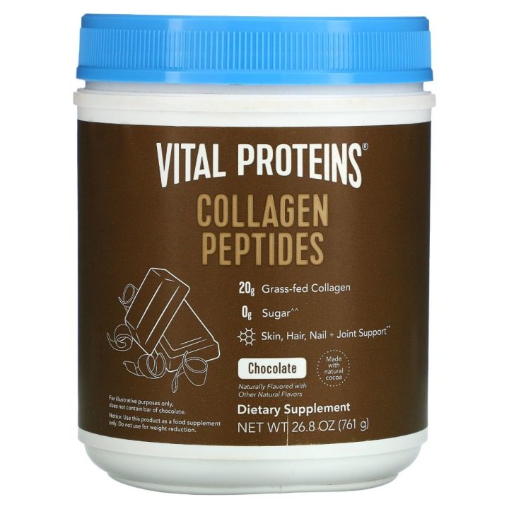 Vital Proteins, Collagen Peptides, Коллагеновые пептиды, шоколад, 761 г