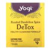 Yogi Tea, Detox, детокс чай, жареный одуванчик и специи, без кофеина, 16 чайных пакетиков