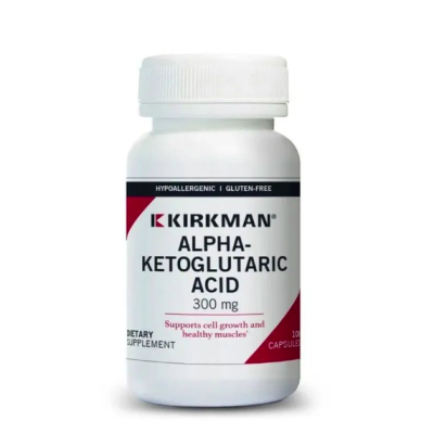 Kirkman, Alpha-Ketoglutaric Acid, Альфа-кетоглутаровая кислота 300 мг, 100 капсул