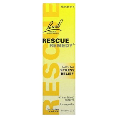 Bach, Rescue Remedy, Natural Stress Relief, капли для снятия стресса, 20 мл