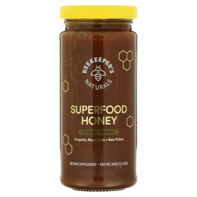 Beekeeper's Naturals, Superfood Honey, Мед из суперфудов, 330 гр