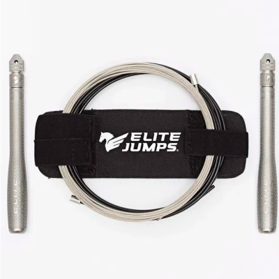 Elite Jumps, Скакалка для скоростных прыжков Bullet COMP, серебряная