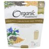 Organic Traditions, Порошок из пророщенных семян чиа и льна, 227 г