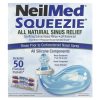 NeilMed Squeezie, система для промывания носа, All Natural Sinus Relief, 1 набор