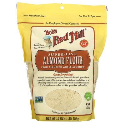 Bob's Red Mill, Натуральная миндальная мука высшего сорта, 453 г