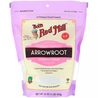 Bob's Red Mill, крахмал/мука из аррорута, без глютена, 454 г