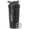 Шейкер, Blender Bottle, Stainless Sport, Black, черный, сталь, 710 мл
