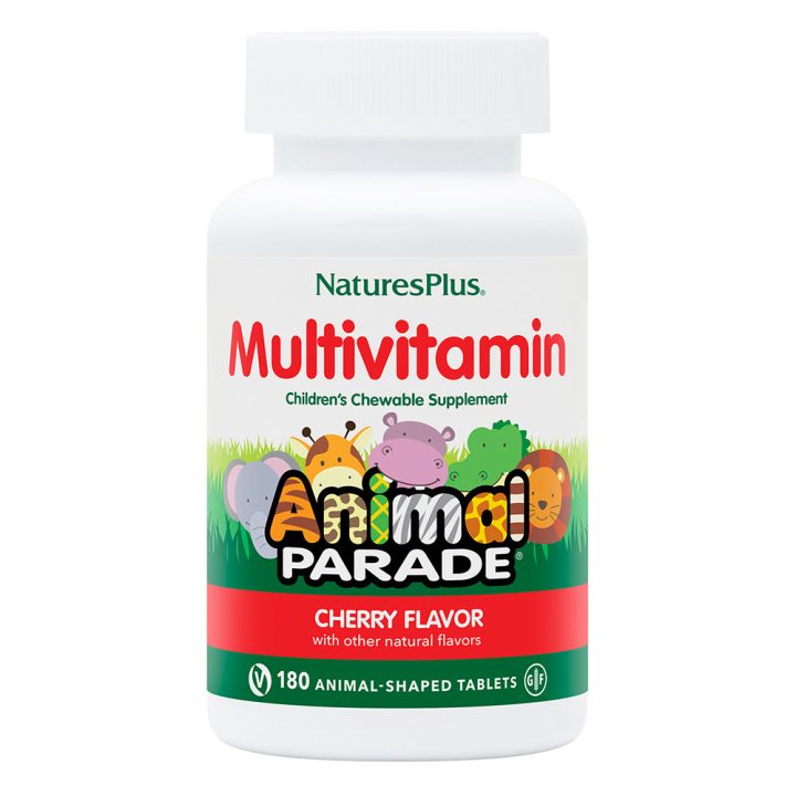 Animal Parade, Мультивитамины с минеральным комплексом для детей 1+, Nature's Plus, 180 животных