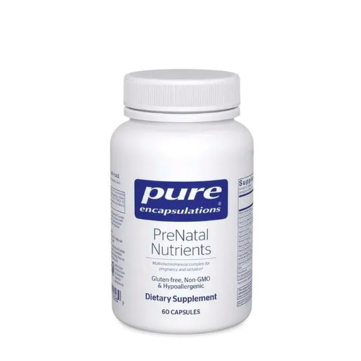 Pure Encapsulations, PreNatal Nutrients, мультивитамины для беременных, 60 капсул