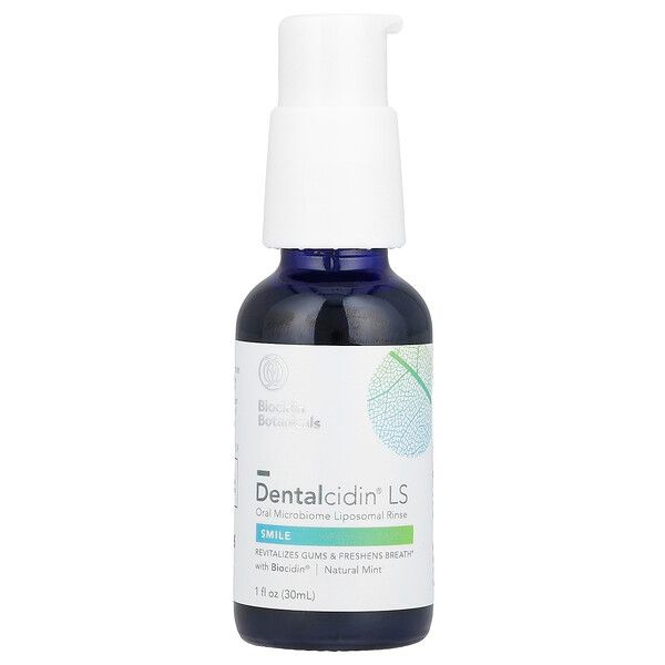 Biocidin Botanicals, Dentalcidin LS Smile, Липосомальный ополаскиватель для полости рта, натуральная мята, 30 мл