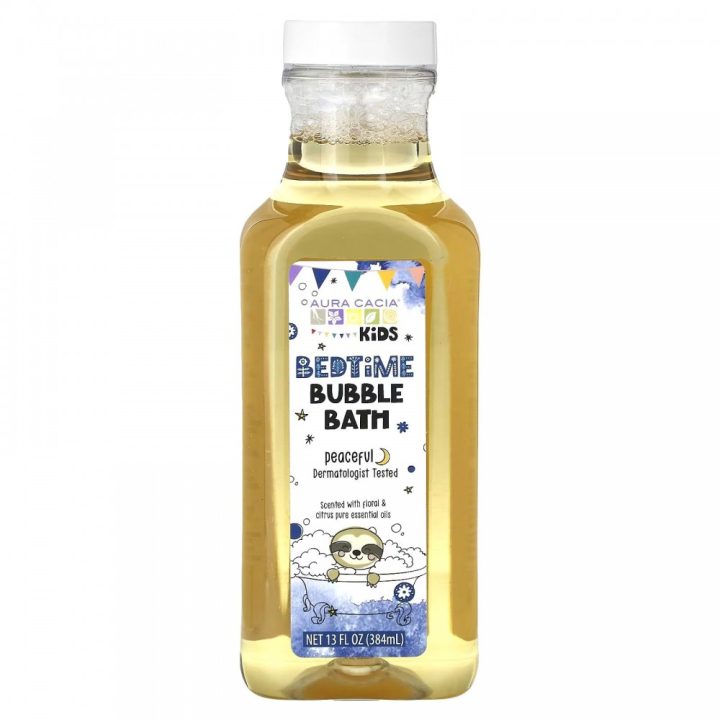 Aura Cacia, Kids, Bubble Bath, детская пена для ванны перед сном, 384 мл