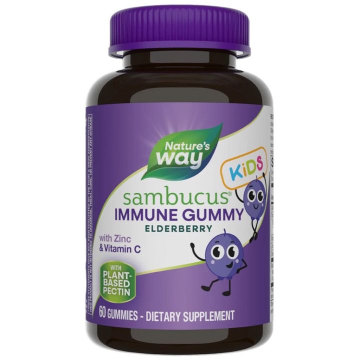 Nature's Way, Бузина для детей 2+, Sambucus for Kids, 60 мишек