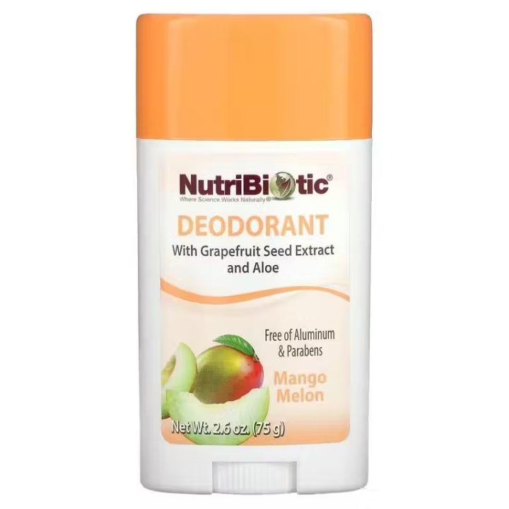 NutriBiotic, Deodorant, дезодорант, дыня с манго, 75 г
