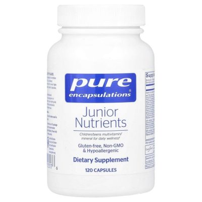Pure Encapsulations, Junior Nutrients, Детский мультикомплекс, 120 капсул