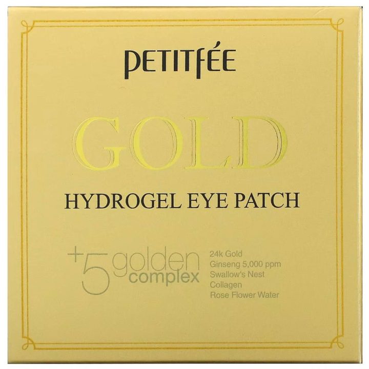 Гидрогелевые патчи вокруг глаз, с золотом, Gold Hydrogel Eye Patch, 60 шт