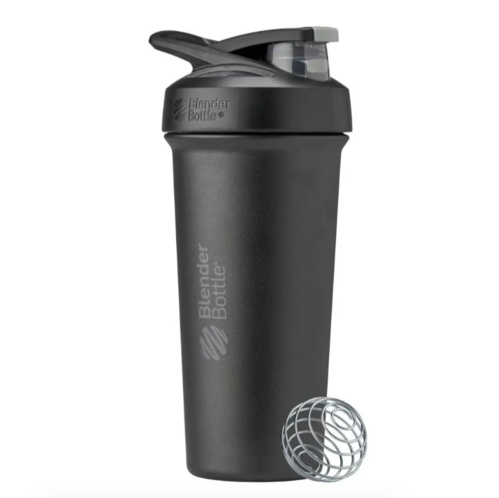 BlenderBottle, Шейкер спортивный, Sleek Sport, цвет All Black, 740 мл