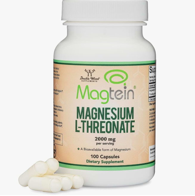 Double Wood Supplements, Magnesium L-Threonate 2000 mg, Магния L-Треонат, 100 капсул