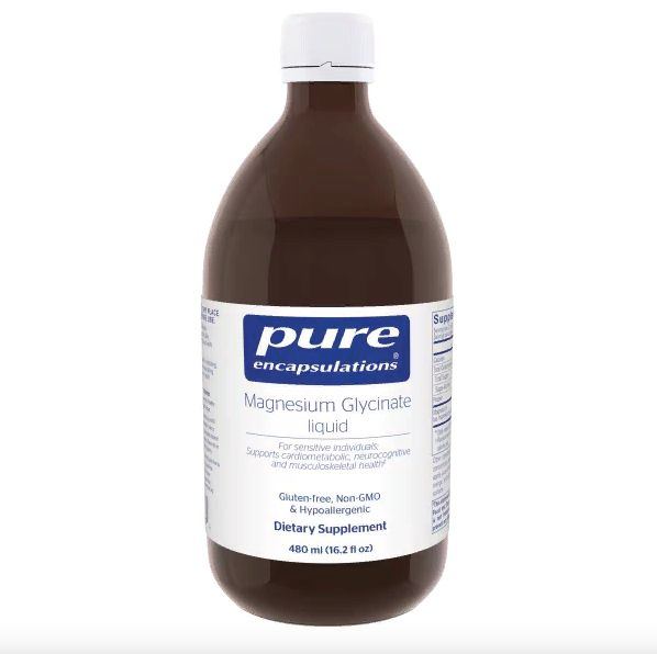 Pure Encapsulations, Глицинат магния в жидкой форме, 480 мл