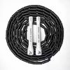 Elite Jumps cкакалка бисерная для трюков Do Hard Things Beaded Jump Rope черная с белыми ручками