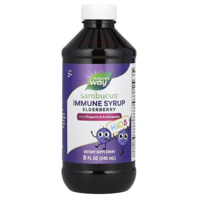 Nature's Way, Sambucus, Экстракт бузины для детей, сироп для поддержки иммунитета, 240 мл.