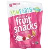 YumEarth, органические фруктовые снеки, без глютена, вкус тропических фруктов, 10 пакетиков по 19.8г ДИСКОНТ