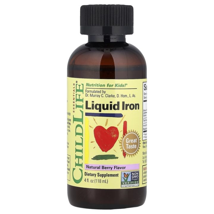 Железо для детей, ChildLife, Liquid Iron, 118мл
