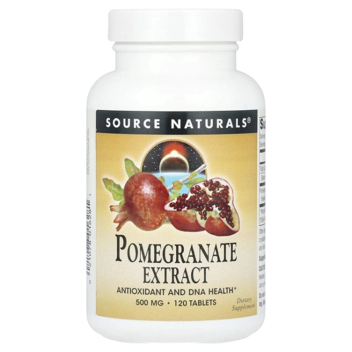 Source Naturals, Pomegranate Extract, экстракт граната, 120 таблеток