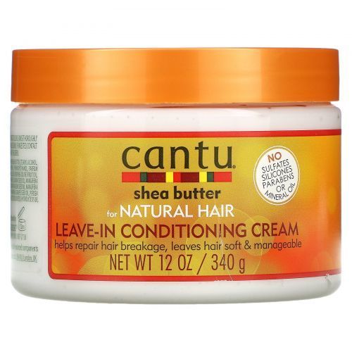 Cantu, Leave-in Conditioning Cream, Несмываемый кондиционер c маслом Ши, 340 г
