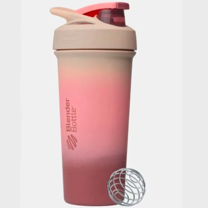 BlenderBottle, Шейкер спортивный, Stainless Sleek Sport, цвет Berry Fade, 740 мл (25 унций)