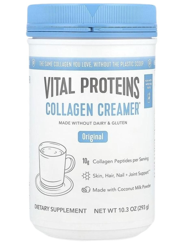 Vital Proteins, Collagen Creamer Original, Коллагеновые сливки, 293 г ДИСКОНТ