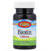 Carlson, Biotin, Биотин, 5000 мкг, 50 капсул