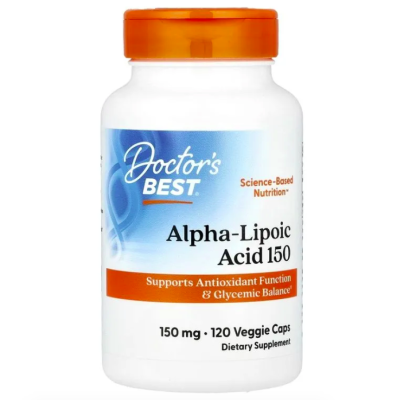 Doctor's Best, Альфа-липоевая кислота 150 мг, 120 капсул - срок до 05/26