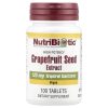 NutriBiotic, GSE, экстракт косточек грейпфрута 125мг, 100 таблеток